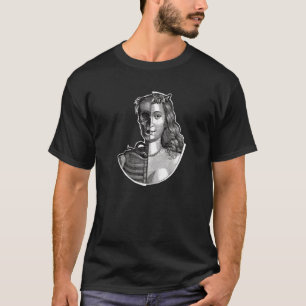 ヴィンテージ暗色学美的生命と死のゴシック Tシャツ