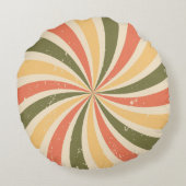 ヴィンテージ曲線 ラウンドクッション (裏面)