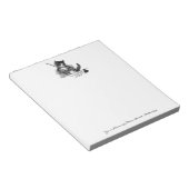 ヴィンテージ書の手紙 ノートパッド (アングル)