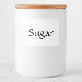 ヴィンテージ書の編集可能ラベルセット フードラベル