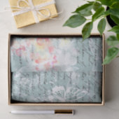 ヴィンテージ書の蝶と花の切り離し 薄葉紙 (ギフト)