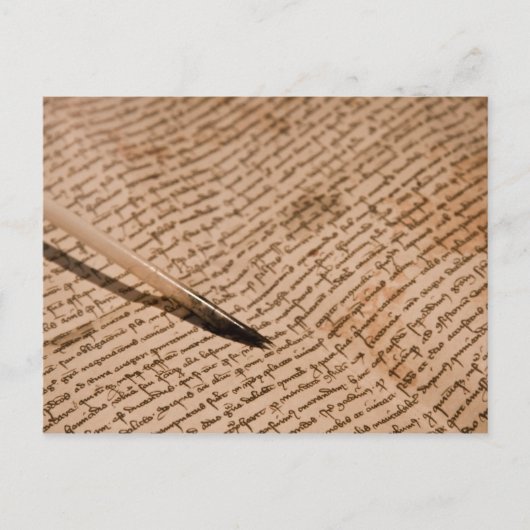 ヴィンテージ書の ポストカード (正面)