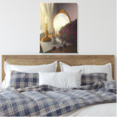 ヴィンテージ書ズデスク キャンバスプリント (インサイチュ (寝室))