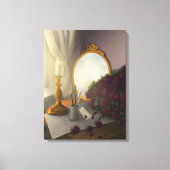 ヴィンテージ書ズデスク キャンバスプリント (正面)