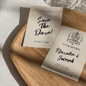 ヴィンテージ書ハユニークモダンド セーブザデート