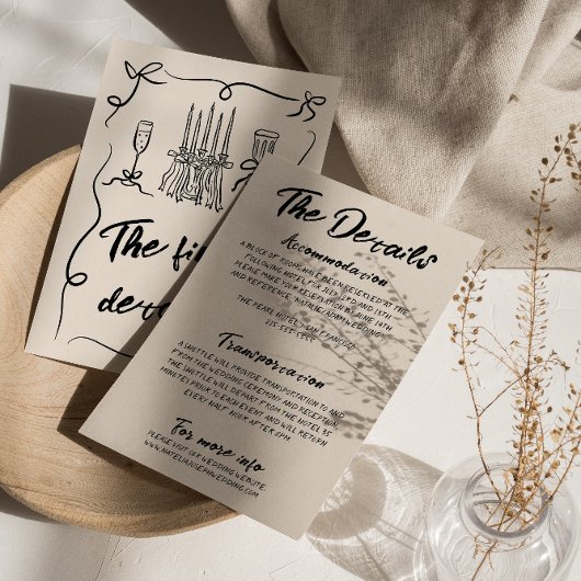 ヴィンテージ書ハ描モダンドの詳細 エンクロージャーカード