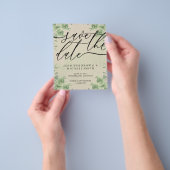 ヴィンテージ書ユーカリ予算の特別な日 チラシ (手)