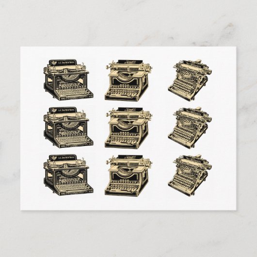 ヴィンテージ書体 ポストカード (正面)