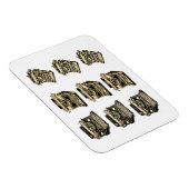 ヴィンテージ書体 マグネット (右側)