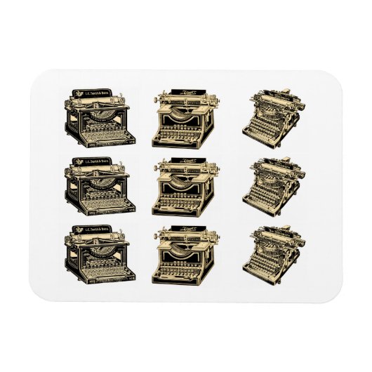 ヴィンテージ書体 マグネット (横)