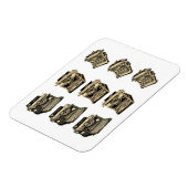 ヴィンテージ書体 マグネット (左側)