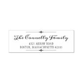 ヴィンテージ書名と住所 セルフインキングスタンプ (デザイン)