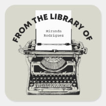 ヴィンテージ書庫の蔵書票