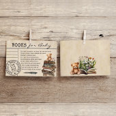 ヴィンテージ書庫カードフローラ図書ベビーカード エンクロージャーカード