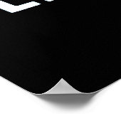 ヴィンテージ書文字 ポスター (角)