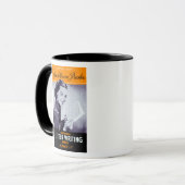 ヴィンテージ書文字 マグカップ (正面左)