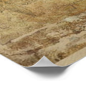 ヴィンテージ書蝶 ポスター (角)