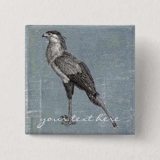 ヴィンテージ書記 缶バッジ (正面)