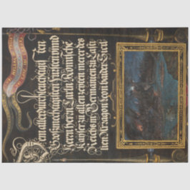 ヴィンテージ書道とランドスケープEphemera Decompage 薄葉紙