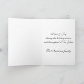 ヴィンテージ書道ジョイ植物学リース シーズンカード (内部)