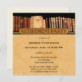 ヴィンテージ書除パーティの招待状 招待状 (正面/裏面)