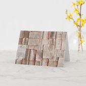 ヴィンテージ書 カード (黄色い花)