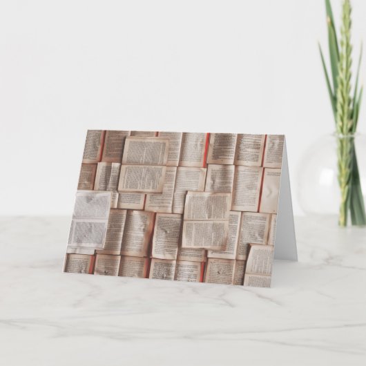 ヴィンテージ書 カード (正面)