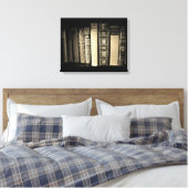 ヴィンテージ書 キャンバスプリント (インサイチュ (寝室))