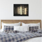 ヴィンテージ書 キャンバスプリント (インサイチュ (寝室))