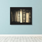 ヴィンテージ書 キャンバスプリント (インサイチュ (ウッドフロア))