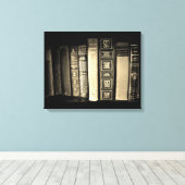 ヴィンテージ書 キャンバスプリント (インサイチュ (ウッドフロア))