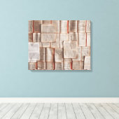 ヴィンテージ書 キャンバスプリント (インサイチュ (ウッドフロア))