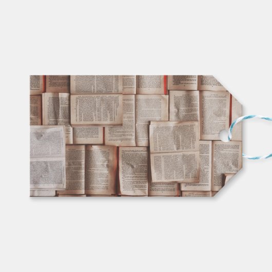 ヴィンテージ書 ギフトタグ (正面(横))