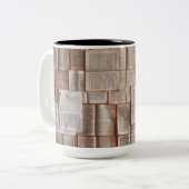 ヴィンテージ書 ツートーンマグカップ (正面左)