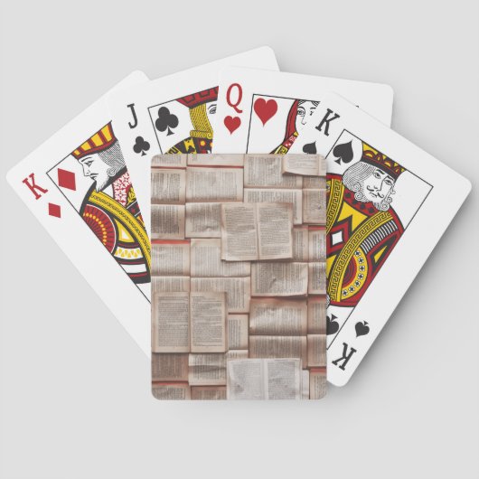 ヴィンテージ書 トランプ (裏面)