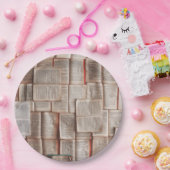 ヴィンテージ書 ペーパープレート (パーティー)