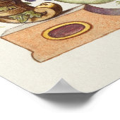 ヴィンテージ書 ポスター (角)