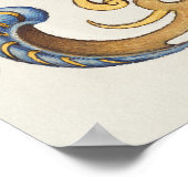 ヴィンテージ書 ポスター (角)