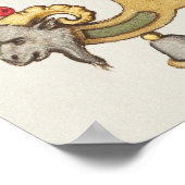 ヴィンテージ書 ポスター (角)