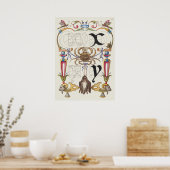 ヴィンテージ書 ポスター (キッチン)