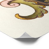 ヴィンテージ書 ポスター (角)