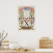 ヴィンテージ書 ポスター (キッチン)