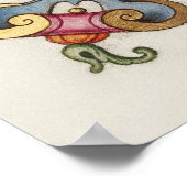 ヴィンテージ書 ポスター (角)