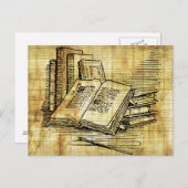 ヴィンテージ書 ポストカード (正面/裏面)