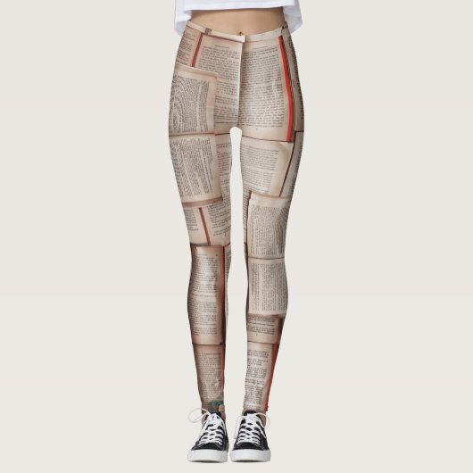 ヴィンテージ書 レギンス (正面)