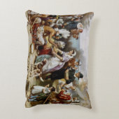 ヴィンテージ最初の感謝祭1621ジャンフェリス アクセントクッション (裏面(縦))