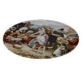 ヴィンテージ最初の感謝祭1621ジャンフェリス カッティングボード (角)