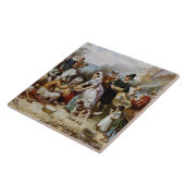 ヴィンテージ最初の感謝祭1621ジャンフェリス タイル (側面)