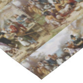 ヴィンテージ最初の感謝祭1621ジャンフェリス テーブルクロス (アングル)