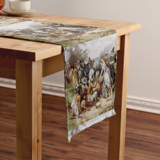 ヴィンテージ最初の感謝祭1621ジャンフェリス ロングテーブルランナー (インサイチュ)